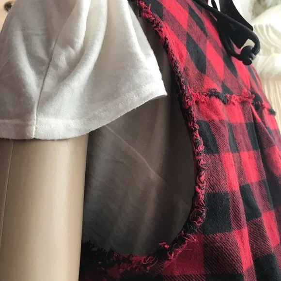 Forever 21 Red/Black Long Cárdigan - Picture 3 of 9